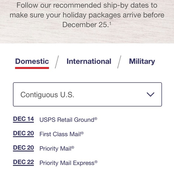Christmas Shipping Deadline - Picture 1 of 1
